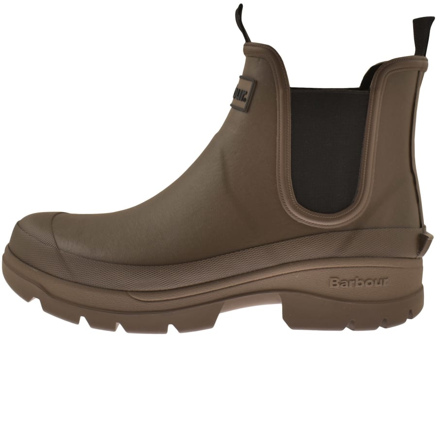 Barbour Nimbus Short Wellington Boots Brown Mainline Menswear